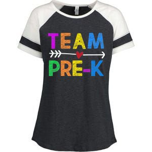 Team Pre-K  Enza Ladies Jersey Colorblock Tee