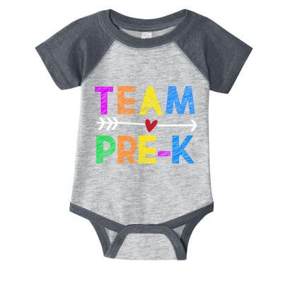 Team Pre-K  Infant Baby Jersey Bodysuit