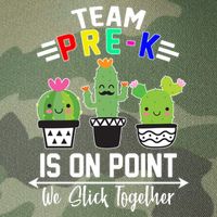 Team Pre-K Is On Point Legacy Tie Dye Trucker Hat
