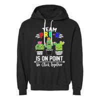 Team Pre-K Is On Point Garment-Dyed Fleece Hoodie
