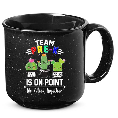 Team Pre-K Is On Point 15oz Campfire Ceramic Mug