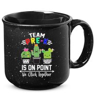Team Pre-K Is On Point 15oz Campfire Ceramic Mug