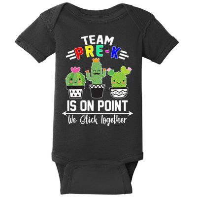 Team Pre-K Is On Point Baby Bodysuit