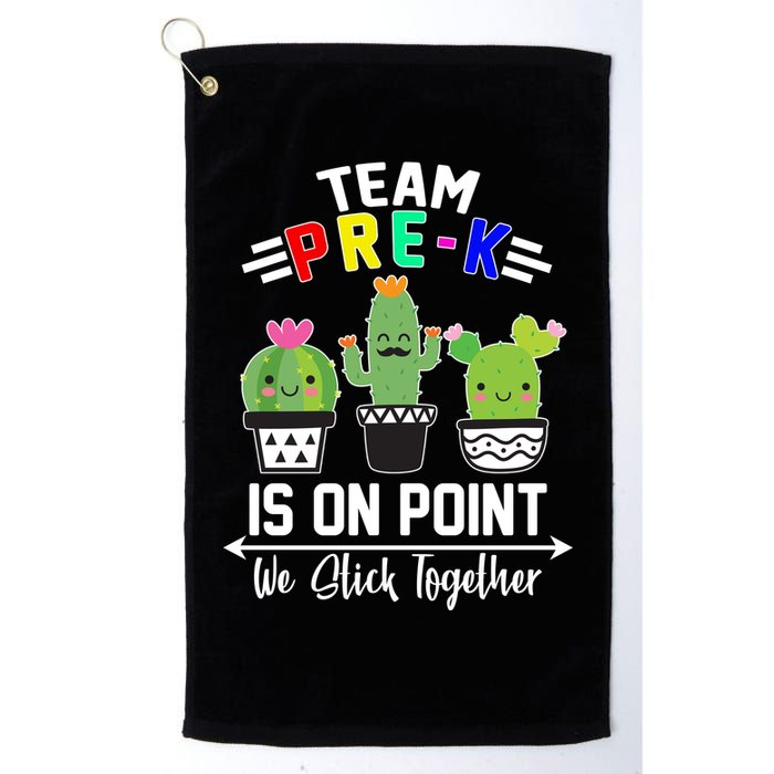 Team Pre-K Is On Point Golf Towel