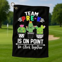 Team Pre-K Is On Point Golf Towel