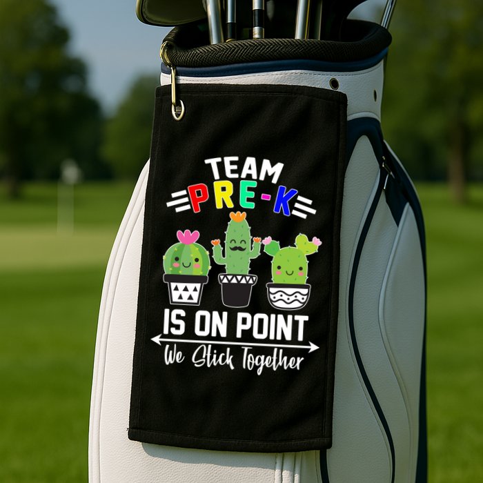 Team Pre-K Is On Point Golf Towel