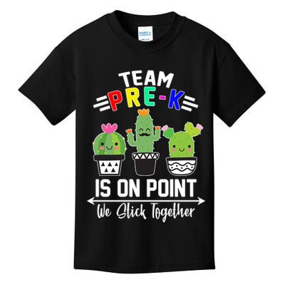 Team Pre-K Is On Point Kids T-Shirt