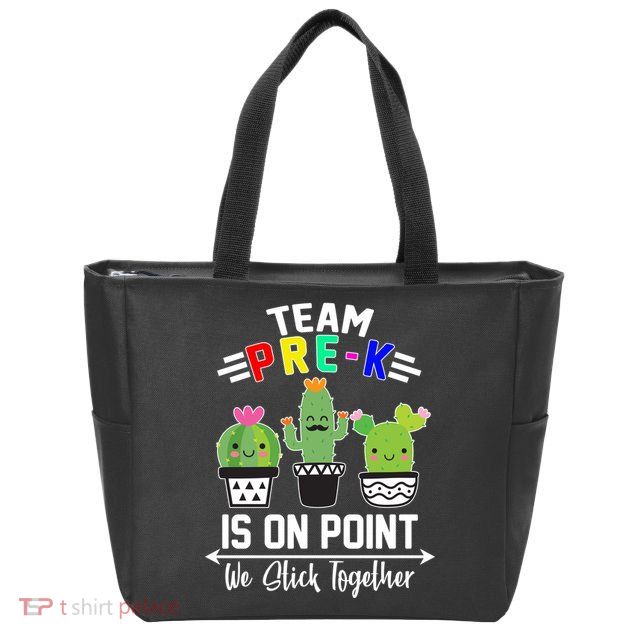 Team Pre-K Is On Point Zip Tote Bag
