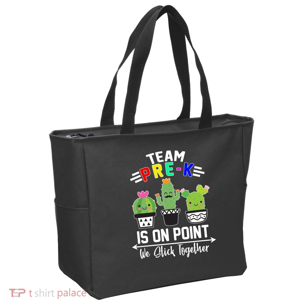 Team Pre-K Is On Point Zip Tote Bag