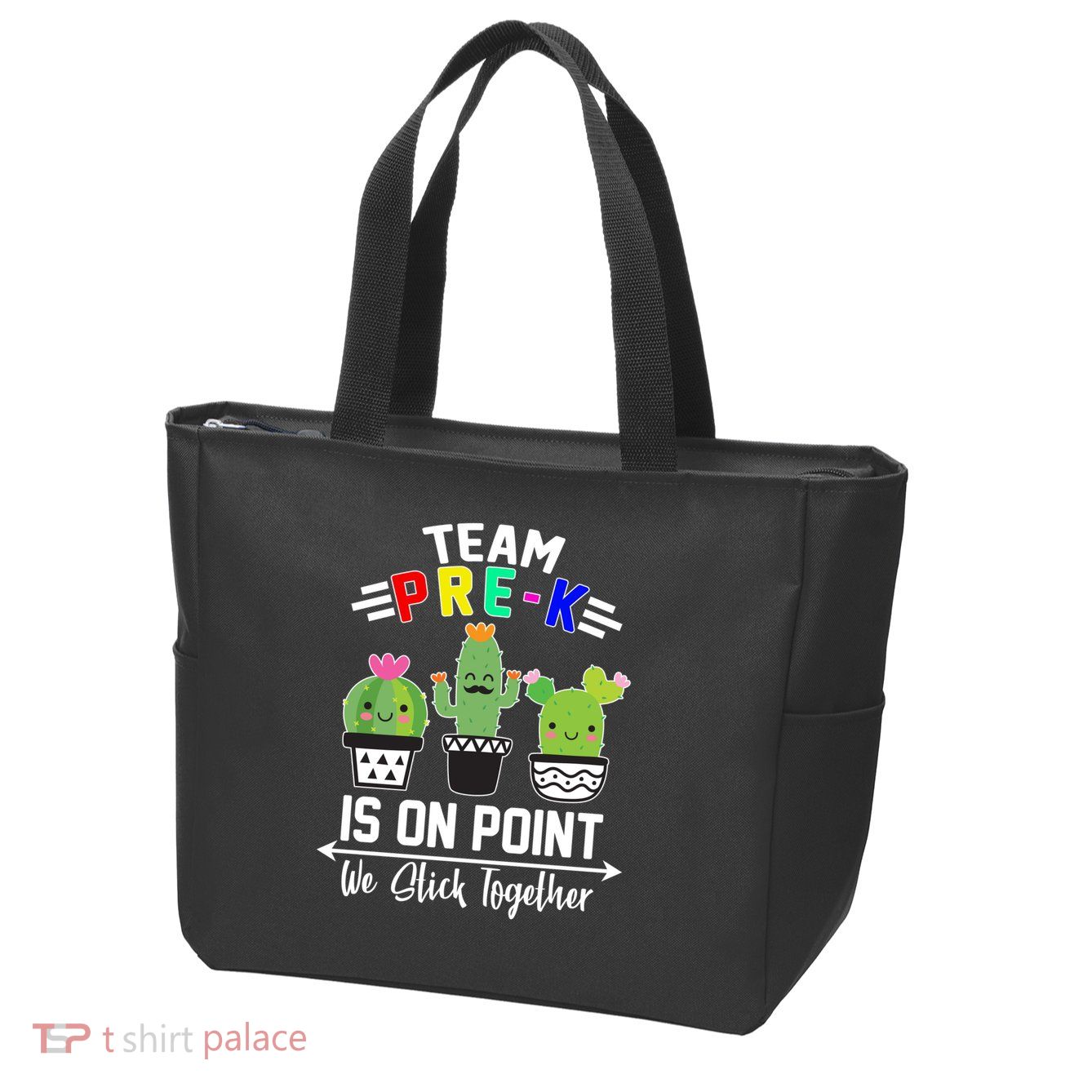 Team Pre-K Is On Point Zip Tote Bag
