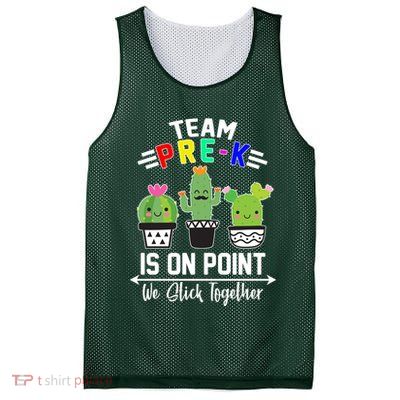 Team Pre-K Is On Point Mesh Reversible Basketball Jersey Tank