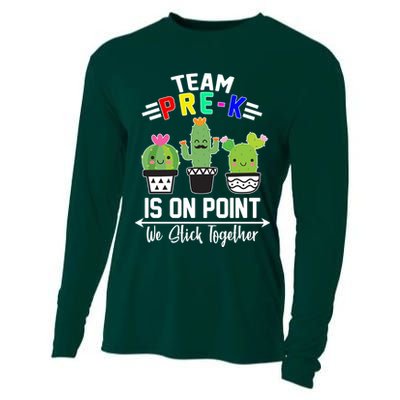 Team Pre-K Is On Point Cooling Performance Long Sleeve Crew