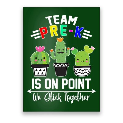Team Pre-K Is On Point Poster