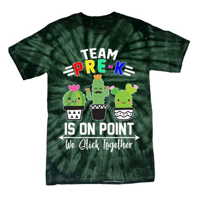 Team Pre-K Is On Point Tie-Dye T-Shirt