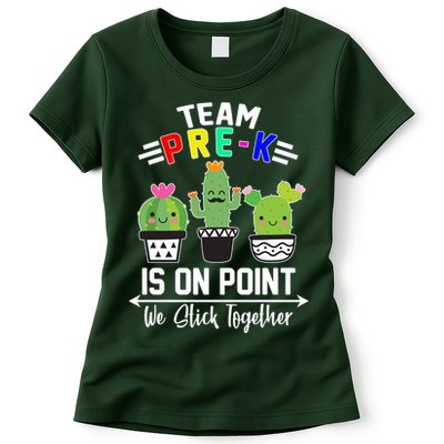 Team Pre-K Is On Point Womens T-Shirt