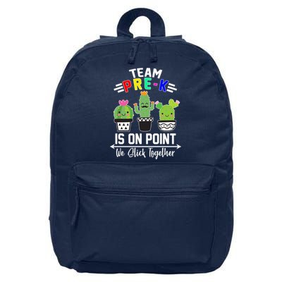 Team Pre-K Is On Point 16 in Basic Backpack