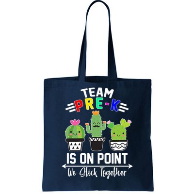 Team Pre-K Is On Point Tote Bag