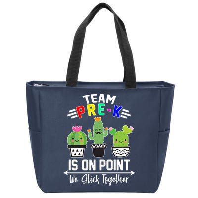 Team Pre-K Is On Point Zip Tote Bag