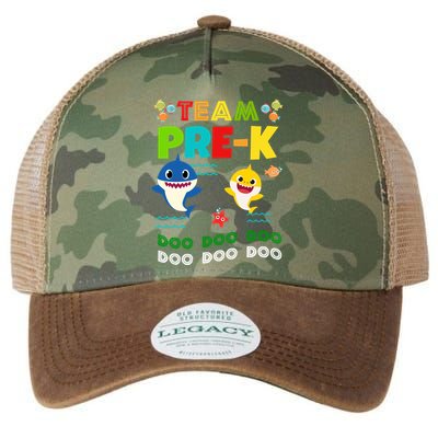 Team Pre-K Shark Doo Doo Doo Legacy Tie Dye Trucker Hat