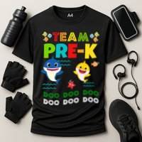 Team Pre-K Shark Doo Doo Doo Performance Shirt