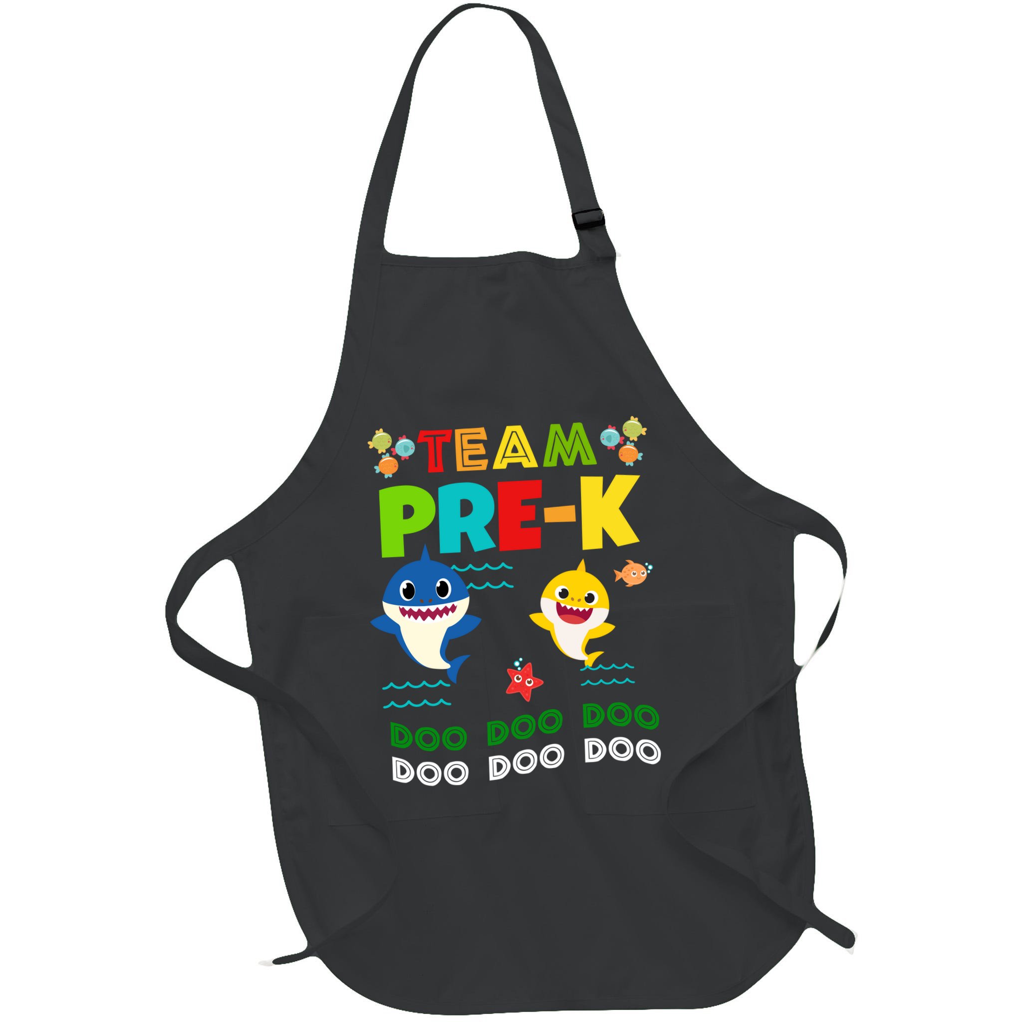 Team Pre-K Shark Doo Doo Doo Apron