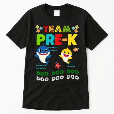 Team Pre-K Shark Doo Doo Doo Tall T-Shirt