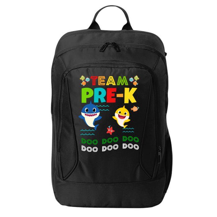 Team Pre-K Shark Doo Doo Doo City Backpack