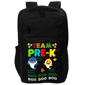 Team Pre-K Shark Doo Doo Doo Impact Tech Backpack