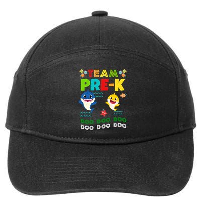 Team Pre-K Shark Doo Doo Doo 7-Panel Snapback Hat