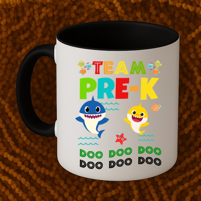 Team Pre-K Shark Doo Doo Doo Mug