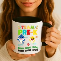 Team Pre-K Shark Doo Doo Doo Mug