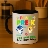 Team Pre-K Shark Doo Doo Doo Mug
