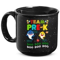 Team Pre-K Shark Doo Doo Doo 15oz Campfire Ceramic Mug