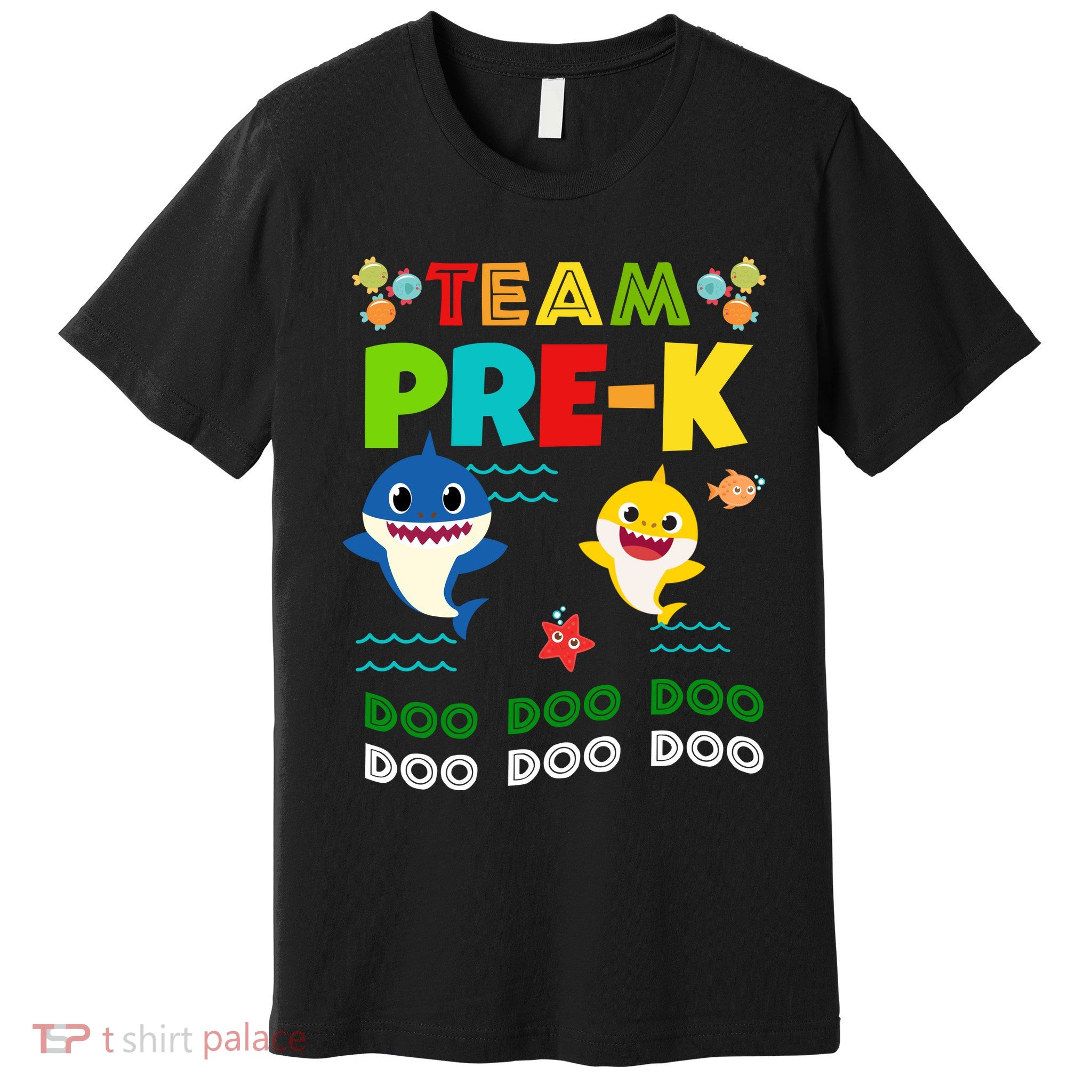 Team Pre-K Shark Doo Doo Doo Premium T-Shirt