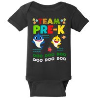 Team Pre-K Shark Doo Doo Doo Baby Bodysuit