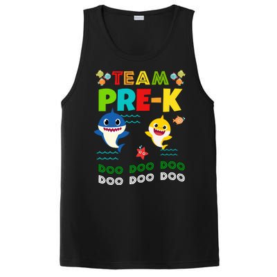 Team Pre-K Shark Doo Doo Doo PosiCharge Competitor Tank