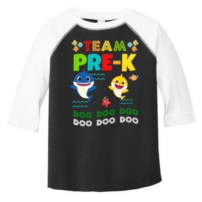 Team Pre-K Shark Doo Doo Doo Toddler Fine Jersey T-Shirt