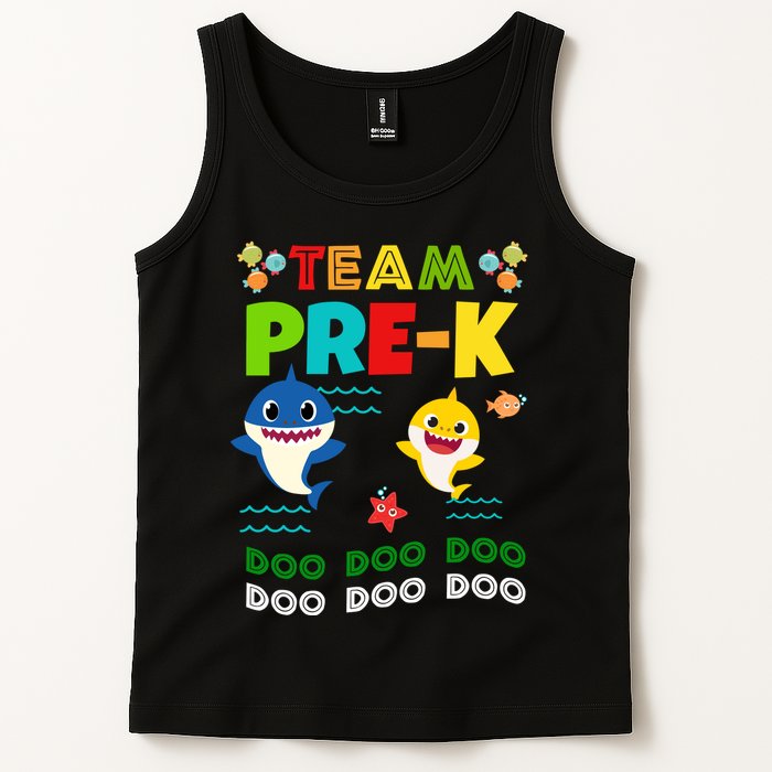 Team Pre-K Shark Doo Doo Doo Tank Top