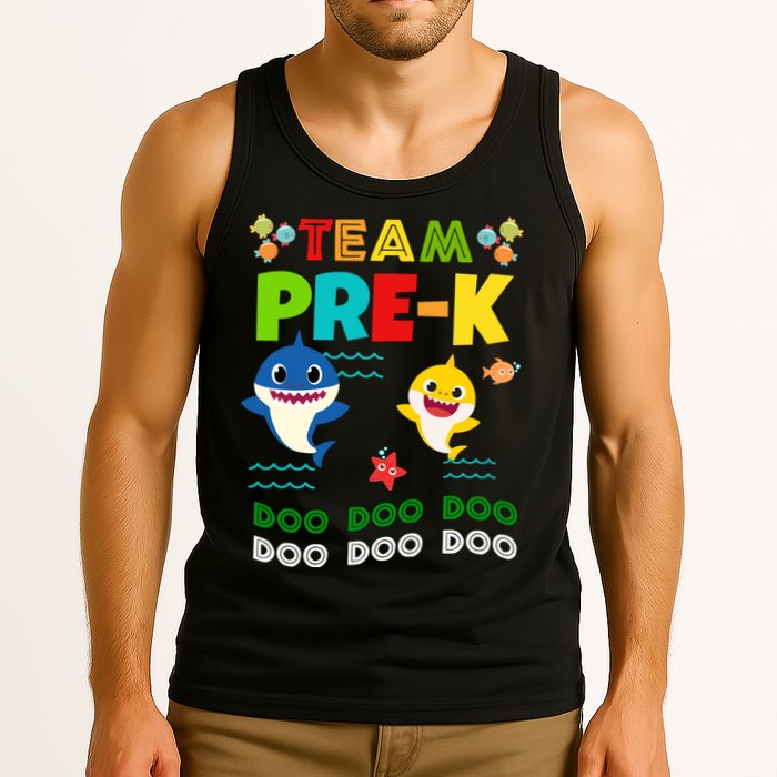 Team Pre-K Shark Doo Doo Doo Tank Top