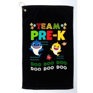 Team Pre-K Shark Doo Doo Doo Platinum Collection Golf Towel