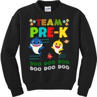 Team Pre-K Shark Doo Doo Doo Kids Sweatshirt