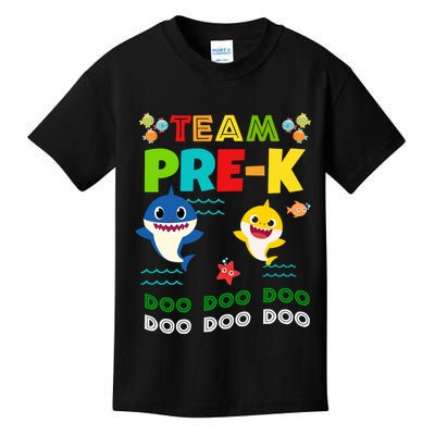 Team Pre-K Shark Doo Doo Doo Kids T-Shirt