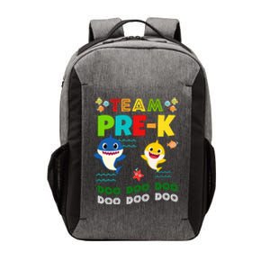 Team Pre-K Shark Doo Doo Doo Vector Backpack