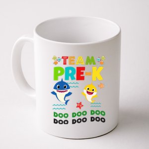 Team Pre-K Shark Doo Doo Doo Coffee Mug