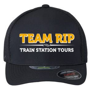 Team Rip Train Station Tours Yellowstone Flexfit Unipanel Trucker Cap