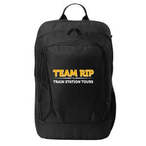 Team Rip Train Station Tours Yellowstone City Backpack