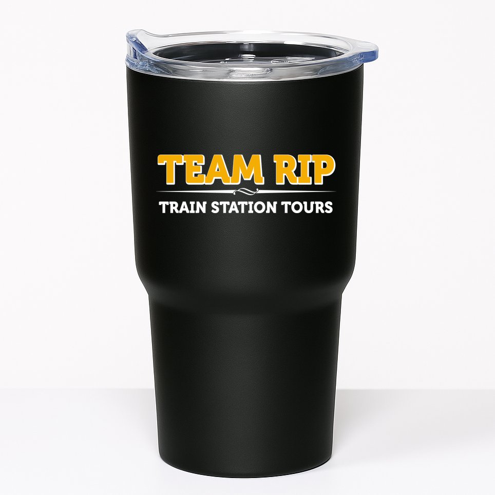 Team Rip Train Station Tours Yellowstone Tumbler