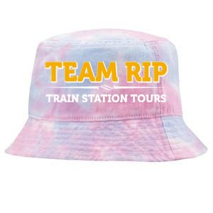 Team Rip Train Station Tours Yellowstone Tie-Dyed Bucket Hat