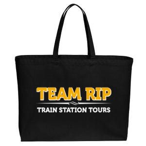 Team Rip Train Station Tours Yellowstone Cotton Canvas Jumbo Tote