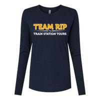 Team Rip Train Station Tours Yellowstone Womens Cotton Relaxed Long Sleeve T-Shirt